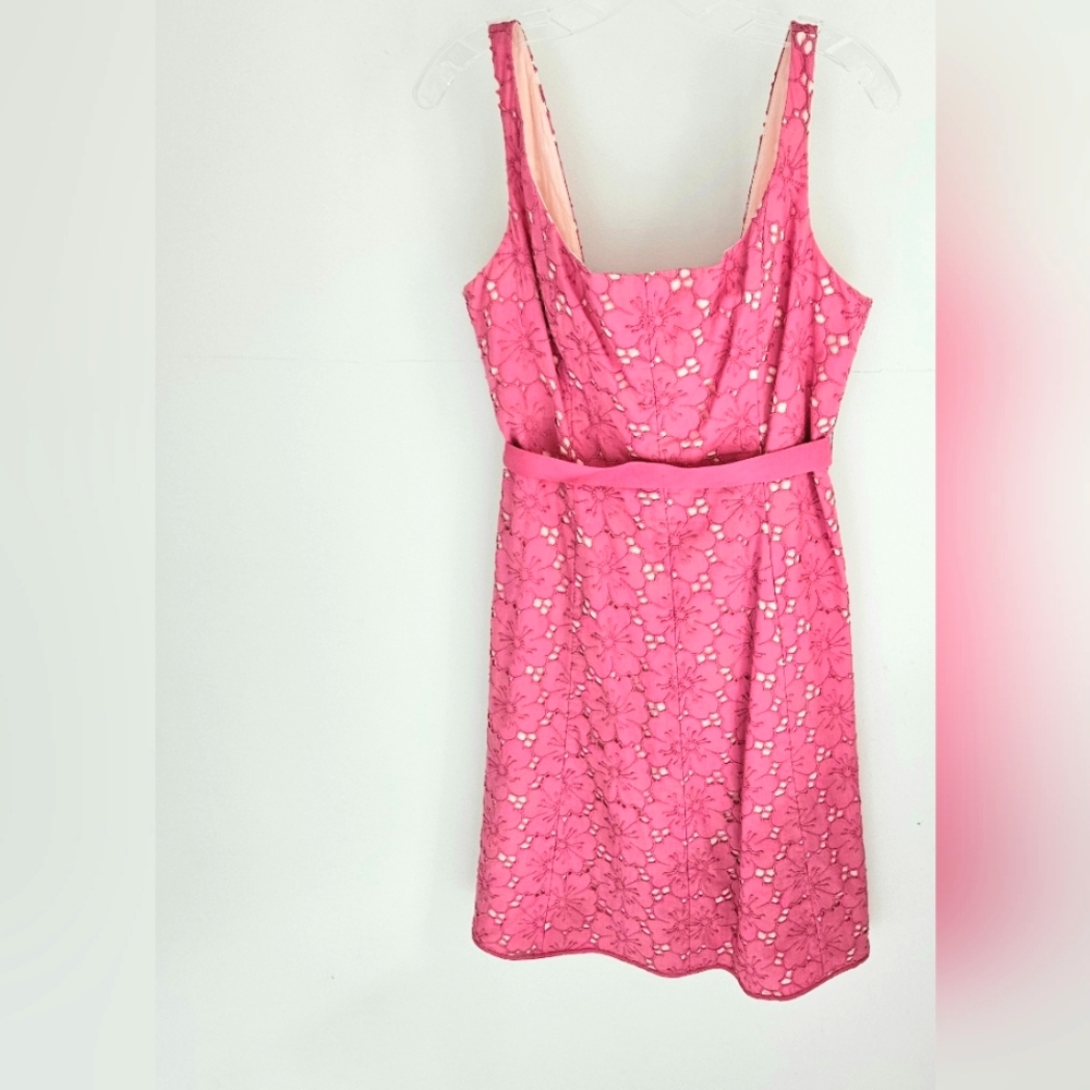 J Crew Pink Eyelet Sun Dress